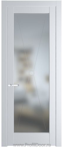 Дверь Profil Doors 1.1.2PM цвет Вайт (RAL 110 96 02) стекло Матовое