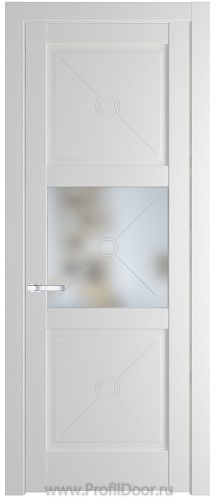Дверь Profil Doors 1.4.2PM цвет Крем Вайт (RAL 120-02) стекло Матовое