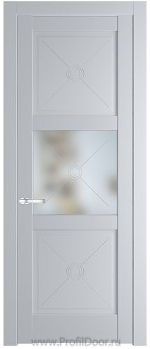 Дверь Profil Doors 1.4.2PM цвет Лайт Грей (RAL 870-01) стекло Матовое