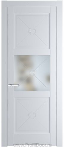 Дверь Profil Doors 1.4.2PM цвет Вайт (RAL 110 96 02) стекло Матовое