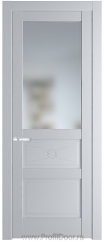 Дверь Profil Doors 1.5.2PM цвет Лайт Грей (RAL 870-01) стекло Матовое