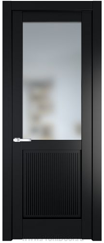 Дверь Profil Doors 2.2.2PM цвет Блэк стекло Матовое