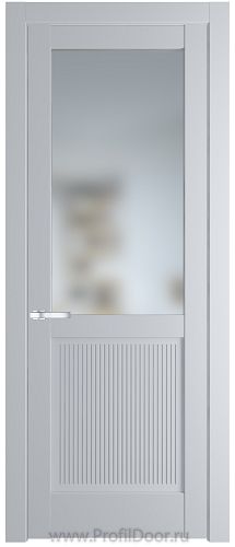 Дверь Profil Doors 2.2.2PM цвет Лайт Грей (RAL 870-01) стекло Матовое