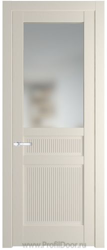 Дверь Profil Doors 2.3.2PM цвет Кремовая Магнолия (RAL 120-04) стекло Матовое