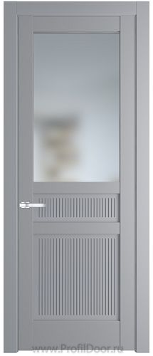Дверь Profil Doors 2.3.2PM цвет Смоки (RAL 870-02) стекло Матовое