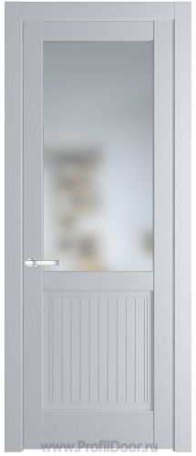 Дверь Profil Doors 3.2.2PM цвет Лайт Грей (RAL 870-01) стекло Матовое