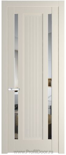 Дверь Profil Doors 3.5.2PM цвет Кремовая Магнолия (RAL 120-04) стекло Прозрачное