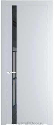 Дверь Profil Doors 18PW цвет Вайт (RAL 110 96 02) стекло Зеркало Grey молдинг Серебро