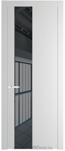 Дверь Profil Doors 19PW цвет Крем Вайт (RAL 120-02) стекло Зеркало Grey молдинг Серебро