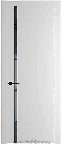 Дверь Profil Doors 21PW цвет Крем Вайт (RAL 120-02) стекло Зеркало Grey молдинг Черный матовый