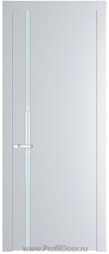 Дверь Profil Doors 21PW цвет Вайт (RAL 110 96 02) стекло Lacobel Белый лак молдинг Черный матовый