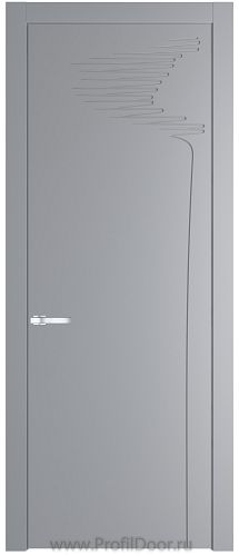 Дверь Profil Doors 25PW цвет Смоки (RAL 870-02)