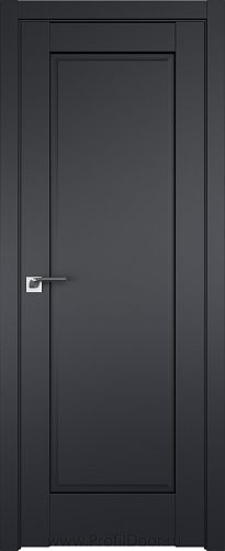 Дверь Profil Doors 100U цвет Чёрный Seidenmatt