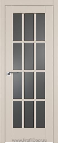 Дверь Profil Doors 102U цвет Санд стекло Графит