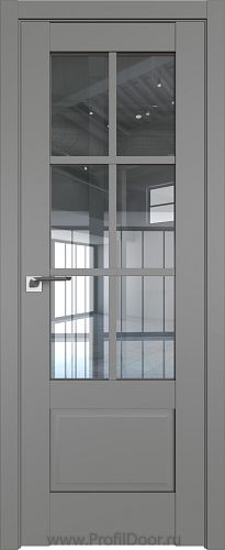 Дверь Profil Doors 103U цвет Грей стекло Прозрачное