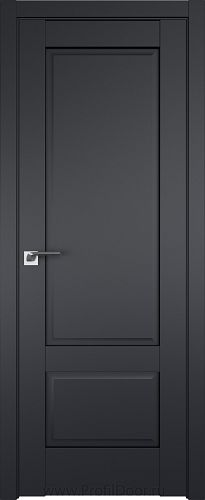 Дверь Profil Doors 105U цвет Чёрный Seidenmatt