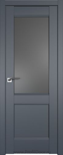 Дверь Profil Doors 109U цвет Антрацит стекло Графит