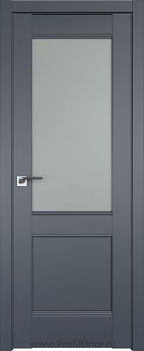 Дверь Profil Doors 109U цвет Антрацит стекло Матовое