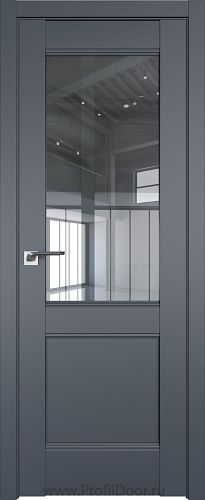Дверь Profil Doors 109U цвет Антрацит стекло Прозрачное