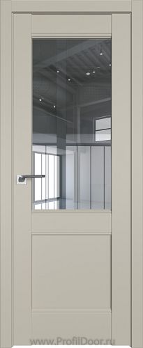 Дверь Profil Doors 109U цвет Шеллгрей стекло Прозрачное