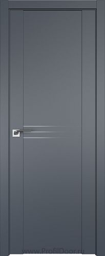 Дверь Profil Doors 151U цвет Антрацит молдинг Алюминиевый 3 мм