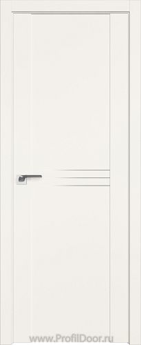 Дверь Profil Doors 151U цвет ДаркВайт молдинг Алюминиевый 3 мм