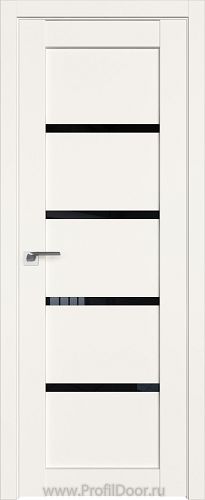 Дверь Profil Doors 2.09U цвет ДаркВайт стекло Черный Триплекс