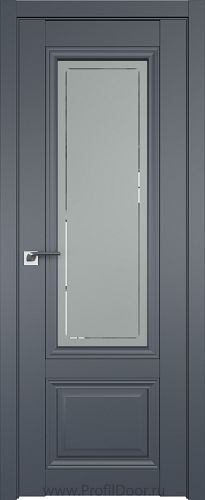 Дверь Profil Doors 2.103U цвет Антрацит стекло Гравировка 4