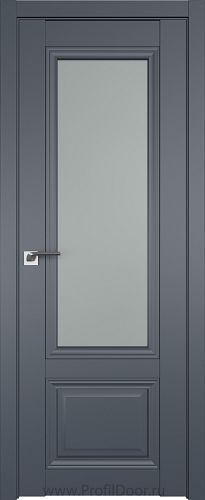 Дверь Profil Doors 2.103U цвет Антрацит стекло Матовое