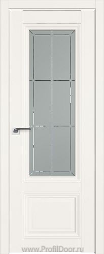 Дверь Profil Doors 2.103U цвет ДаркВайт стекло Гравировка 1