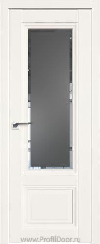 Дверь Profil Doors 2.103U цвет ДаркВайт стекло Square Графит