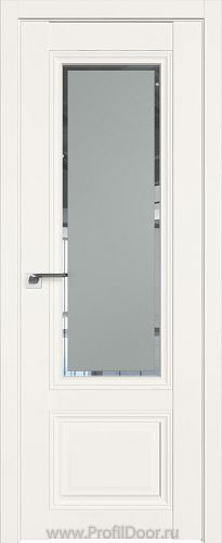 Дверь Profil Doors 2.103U цвет ДаркВайт стекло Square Матовое