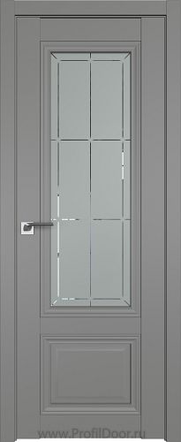 Дверь Profil Doors 2.103U цвет Грей стекло Гравировка 1