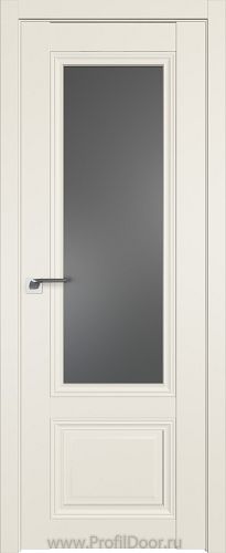 Дверь Profil Doors 2.103U цвет Магнолия Сатинат стекло Графит