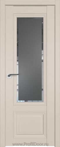 Дверь Profil Doors 2.103U цвет Санд стекло Square Графит