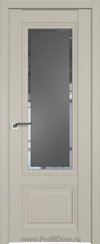 Дверь Profil Doors 2.103U цвет Шеллгрей стекло Square Графит