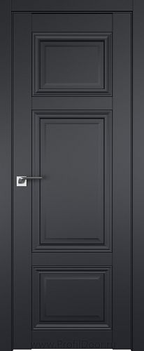 Дверь Profil Doors 2.104U цвет Чёрный Seidenmatt