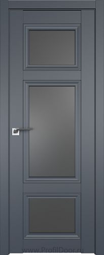 Дверь Profil Doors 2.105U цвет Антрацит стекло Графит