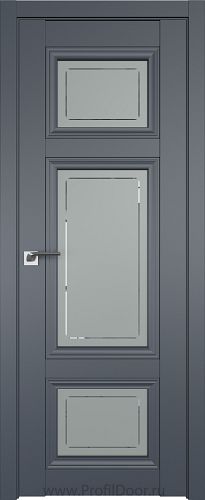 Дверь Profil Doors 2.105U цвет Антрацит стекло Гравировка 4