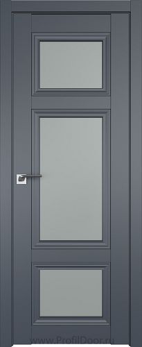 Дверь Profil Doors 2.105U цвет Антрацит стекло Матовое