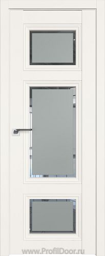 Дверь Profil Doors 2.105U цвет ДаркВайт стекло Square Матовое