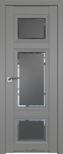 Дверь Profil Doors 2.105U цвет Грей стекло Square Графит