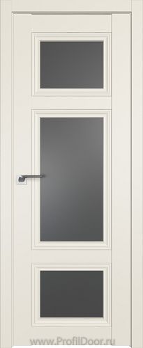 Дверь Profil Doors 2.105U цвет Магнолия Сатинат стекло Графит