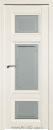 Дверь Profil Doors 2.105U цвет Магнолия Сатинат стекло Гравировка 4
