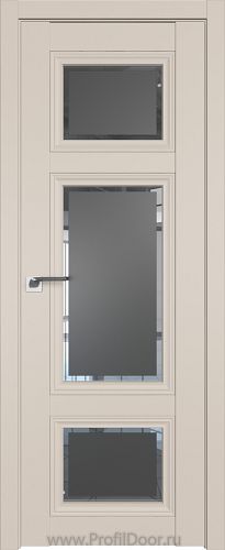 Дверь Profil Doors 2.105U цвет Санд стекло Square Графит