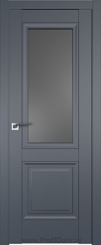 Дверь Profil Doors 2.113U цвет Антрацит стекло Графит