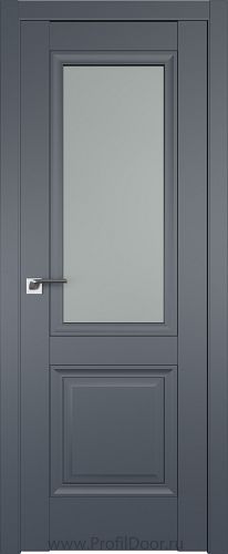 Дверь Profil Doors 2.113U цвет Антрацит стекло Матовое