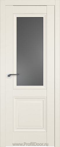 Дверь Profil Doors 2.113U цвет Магнолия Сатинат стекло Графит