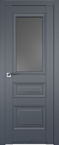 Дверь Profil Doors 2.115U цвет Антрацит стекло Графит