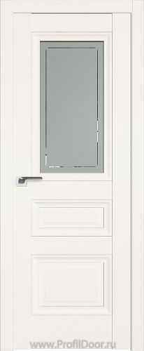 Дверь Profil Doors 2.115U цвет ДаркВайт стекло Гравировка 4